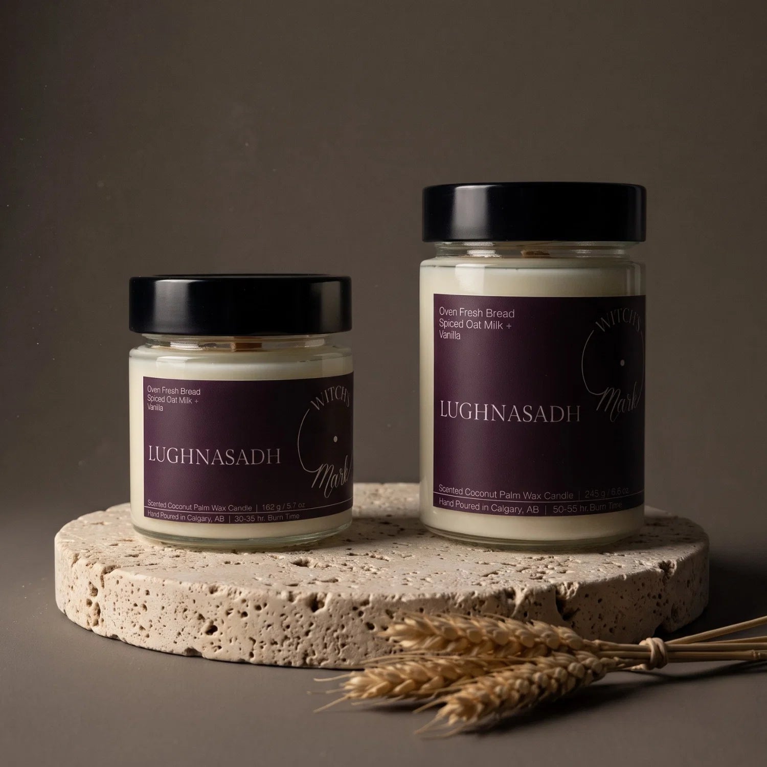 Lughnasadh Crystal Candle
